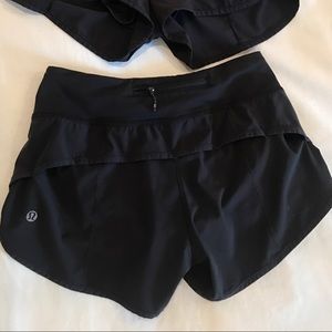 Lululemon Speedy Short with 2.5 inch inseam